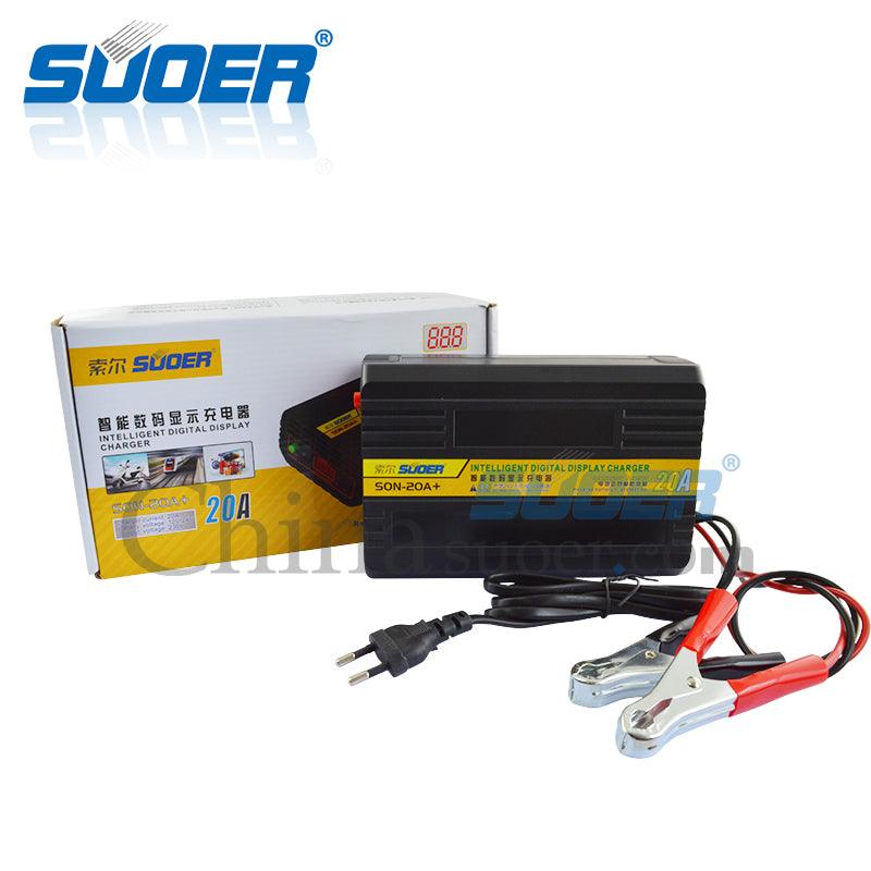 100% Orignol Suoer 12v 24v 20A Automatic Portable Car Battery Charger - SmartEshop.Pk