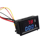 DC 100V 10A VOLTMETER AMMETER DUAL DIGITAL VOLT METER GAUGE - SmartEshop.Pk