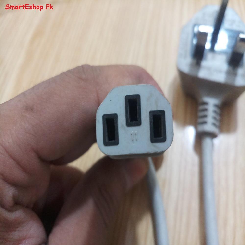 1PCS 3Pin Power Cord Cable Branded For AC Adapter Power Supplys - SmartEshop.Pk