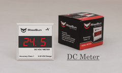 RISESUN - DIGITAL DC VOLTMETER 5V TO 32V VOLTAGE PANEL METER LED DISPLAY - SmartEshop.Pk