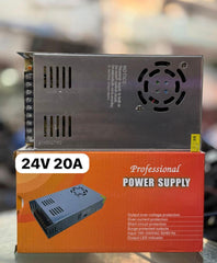 Professional 24V Power Supply – 10A / 20A / 30A | AC to DC SMPS Adapter for Motors, Coolers & DIY Projects SmartEshop.Pk