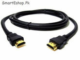 HDMI Male to Male Cable For 3D PS3, XBOX 360, Blueray, HDTV, Plasma TV, LED and LCD (Black) - SmartEshop.Pk