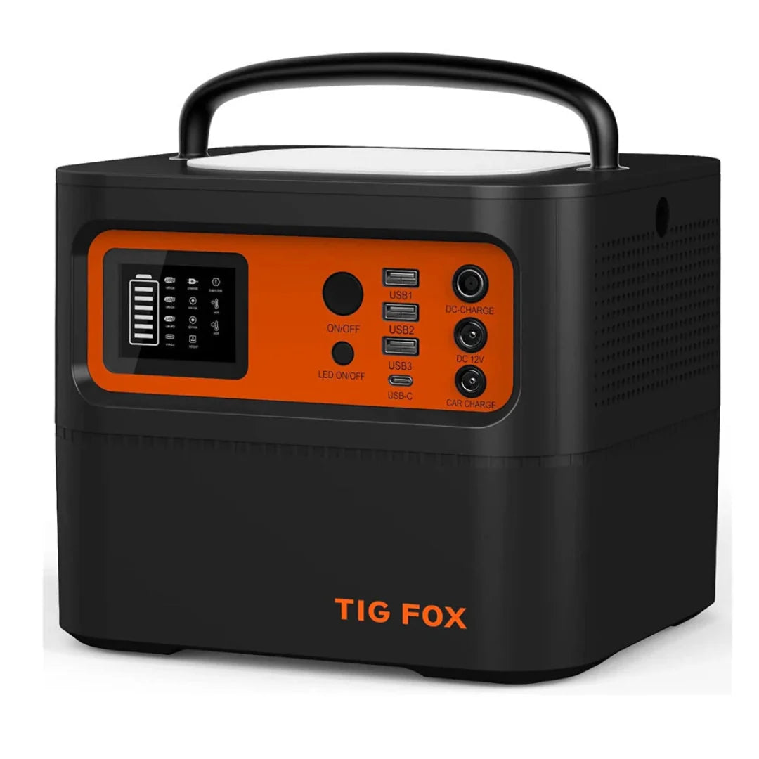 TigFox T500 - 500W Solar-Ready Portable Lithium Power Station SmartEshop.Pk
