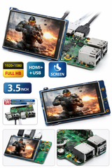 3.5-Inch LCD HDMI USB Touch Screen | Full HD 1920×1080 | Compatible with Raspberry Pi 3 Model B & Orange Pi | MPI3508 SmartEshop.Pk