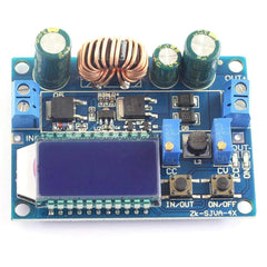 DC 5.5-30V to 0.5-30V Buck Boost Converter Module Adjustable Step Down Buck Boost Board with LCD Display Power Module (HW-140) - SmartEshop.Pk