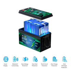 DJDC Dongjin 24V 100Ah LiFePO4 Lithium-Ion Deep Cycle Battery – Long Life | Reliable Backup for Solar & Inverter Systems SmartEshop.Pk