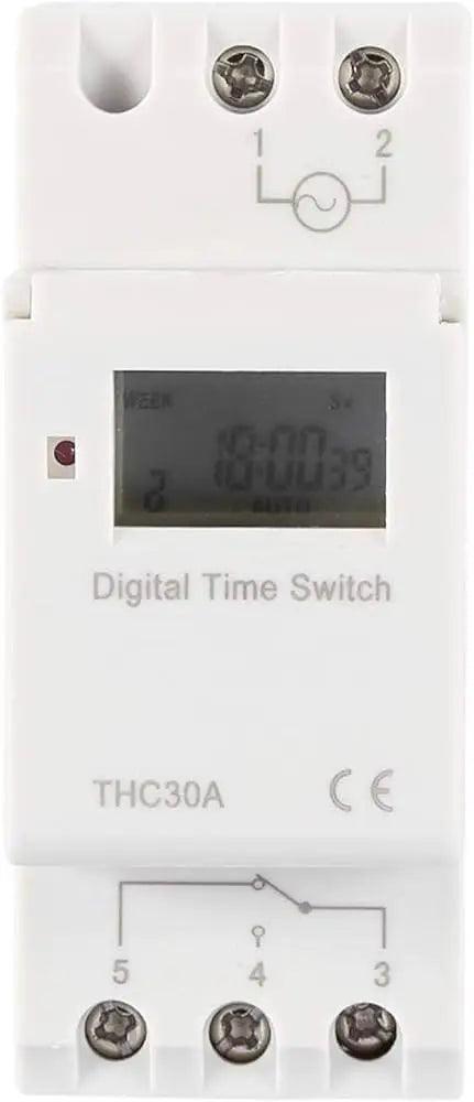 Digital Timer Switch din rail DB board digital weekly 7 days programmable Timer - SmartEshop.Pk