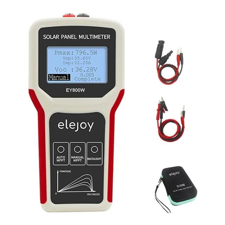 ELEJOY EY800W LCD MPPT solar panel multimeter smart current tester voltage tester digital power PV meter - SmartEshop.Pk