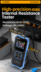 FNIHRMRSI -10 Battery Internal Resistance Tester | 4-Wire Kelvin Battery Analyzer | Lithium, LiFePO4 & Lead Acid Battery Tester