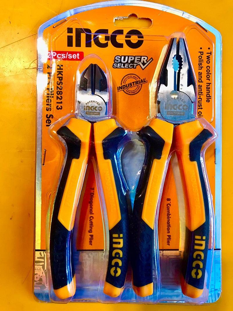 Ingco 2 Pcs Pliers Set - HKPS28213 - SmartEshop.Pk