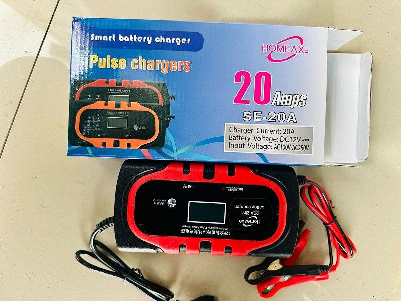 Homeax Smart Battery Charger Dc12V 20A - SmartEshop.Pk