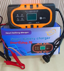 Homeax Smart Battery Charger Dc12V 10A - SmartEshop.Pk