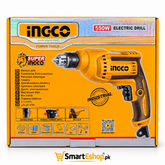 INGCO ED55038 550W Electric Drill Machine | 10mm Variable Speed, 3300 RPM
