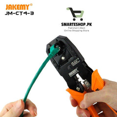 JAKEMY JM-CT4-3 High Quality Network Cable Hand Tool Crimping Pliers for Cellphone Laptop Game Pad DIY Repair - SmartEshop.Pk
