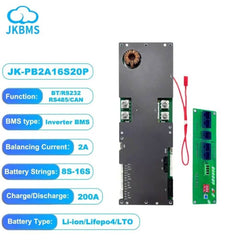 JK 8S/16S 24V/48V 200A Smart Active Balance Inverter BMS | 2A Active Balancing Current SmartEshop.Pk