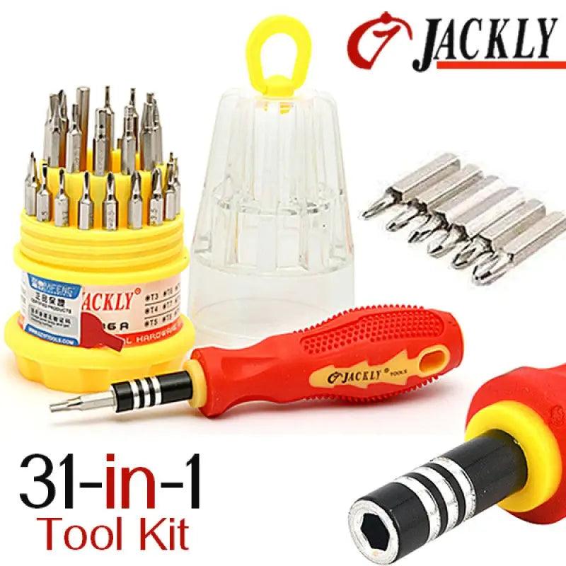 Jackly All In 1 Screwdriver 31 Pcs - SmartEshop.Pk