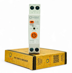 MORA Smart WiFi 10-in-1 63A Protector Switch – Overload, Voltage, Leakage Protected | Timer App Control SmartEshop.Pk