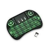 Mini I8 Wireless Backlit 2.4Ghz Touchpad Keyboard Air Mouse For Tv Box Mini Pc - Black - SmartEshop.Pk