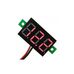 Mini 0.28 inch 3 Wires Digital Voltmeter Red LED Display DC 0-100V Digital LED Panel Voltage Meter - SmartEshop.Pk
