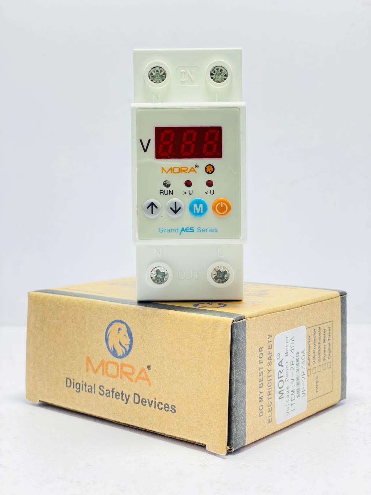 MORA GRAND AES ADJUSTABLE UNDER/OVER VOLTAGE PROTECTOR - SmartEshop.Pk