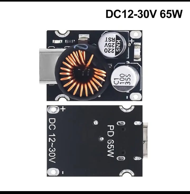 PD65W Fast Charging Module 5V3A 20V3.25A USB C PD3.1 QC3.0 in Pakistan SmartEshop.Pk