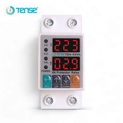 Tense TEN-63VA 2in1 Adjustable Over & Under Voltage Protector Ampere Protector SmartEshop.Pk