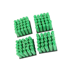 Plastic Rawal Plug 6mm | Pack of 25 Pcs | Green Wall Plugs | Gitti Roll Rawal Plugs