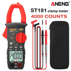 ANENG ST181 Clamp Meter Digital Multimeter DC/AC Voltage 4000 Counts Current Ammeter Tester Car Amp Hz Capacitance NCV Ohm Test SmartEshop.Pk