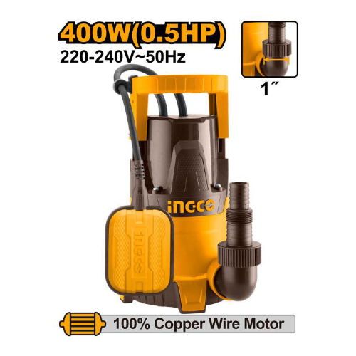 INGCO Submersible Pump SPC4008 – Powerful, Durable & Efficient Water Pump SmartEshop.Pk