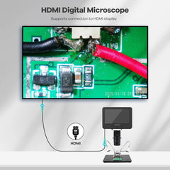 Andonstar AD246SM Trinocular 2000X UHD 2160P HDMI Digital Microscope with PC Connection for PCB Solder Check for Phone Repair SmartEshop.Pk