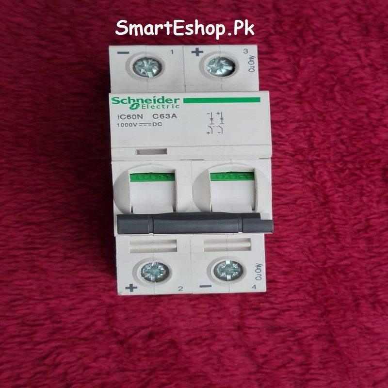 63A Double Pole DC Circuit Breaker For Solar System (Free Delivery All Over Pakistan) - SmartEshop.Pk