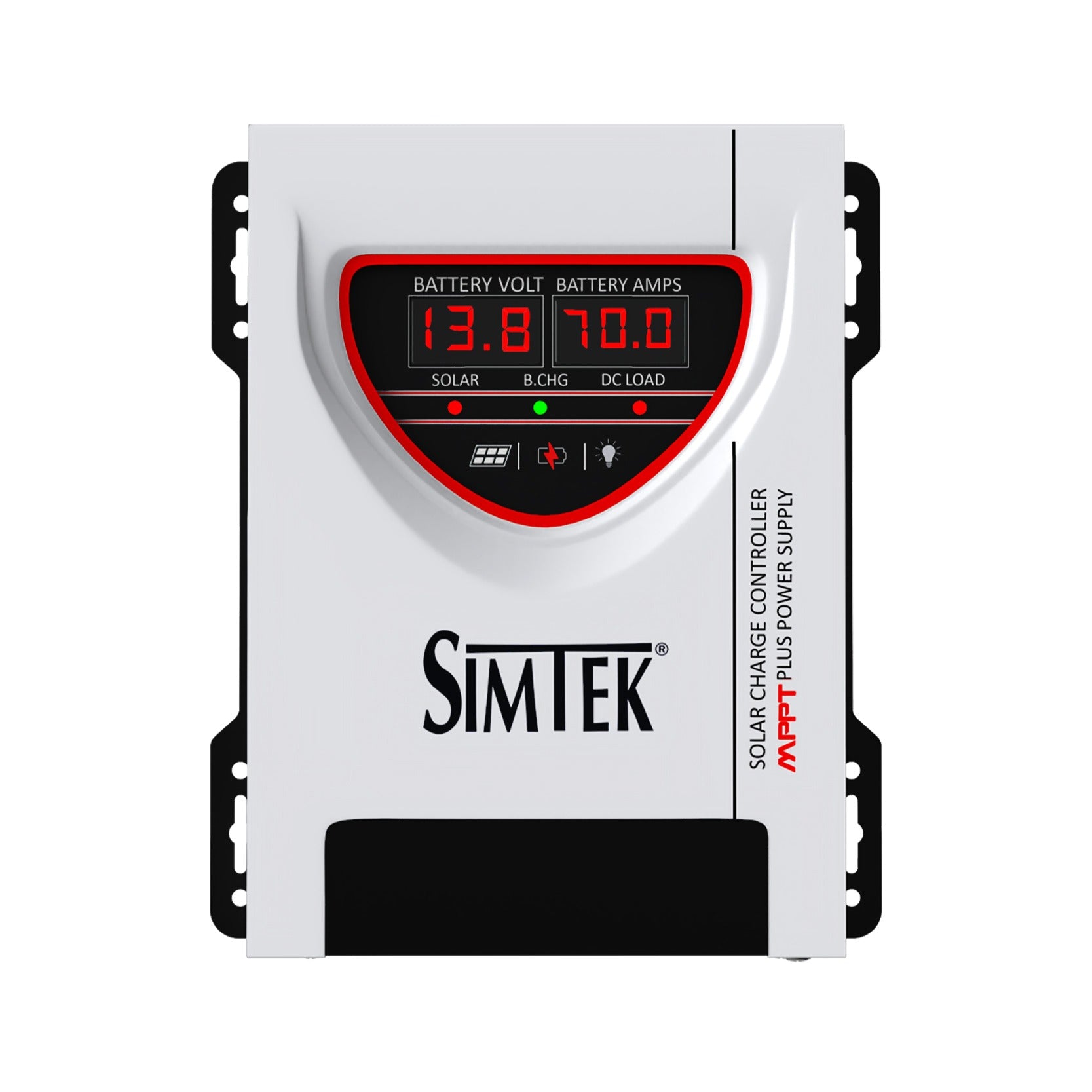 Simtek ECO Series – DC King-70A MPPT Solar Charge Controller – 110 VOC, 70A | 12V/24V | Dual Display | Low Battery Load Cutoff | Works with & without Battery SmartEshop.Pk