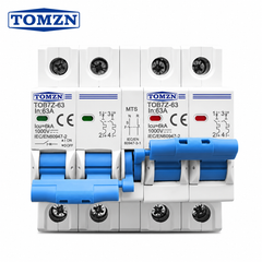 TOMZN TOB7Z-63 63A DC Manual Transfer Switch | 2P+2P Dual Power for Solar PV