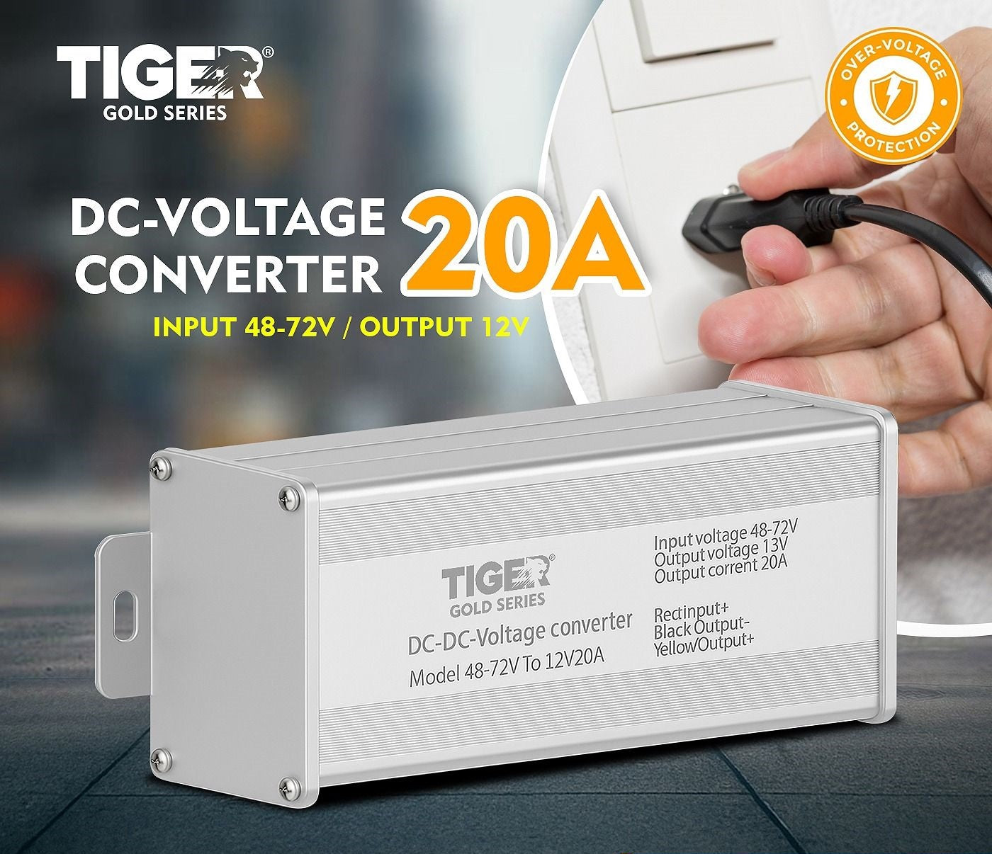 Tiger DC To Dc Converter 48-72V to 12V | High-Power Voltage Converter for Reliable Performance SmartEshop.Pk