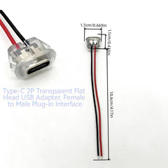 Type-C Usb connector with PH 2.0 Female Socket High Current Fast Charging jack port With data pin SmartEshop.Pk
