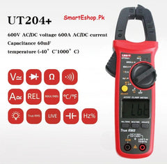 UNI T Digital AC DC Current Clamp Meter Multimeter UT204+ - SmartEshop.Pk