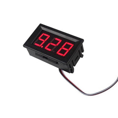 Digital Voltmeter Panel LED Display 3-30V DC (China Black) - SmartEshop.Pk