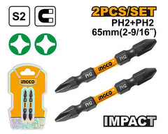 INGCO SDBIM72PH265 Impact Screwdriver Bits PH2 x 65mm