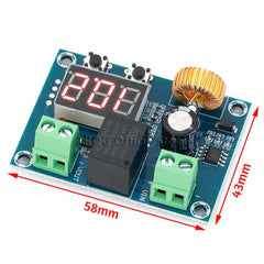 Xh-m609 Digital Low Voltage Disconnect Module, Over Charge/discharge/current And Short Circuit Protection For 12-36v Dc Battery SmartEshop.Pk