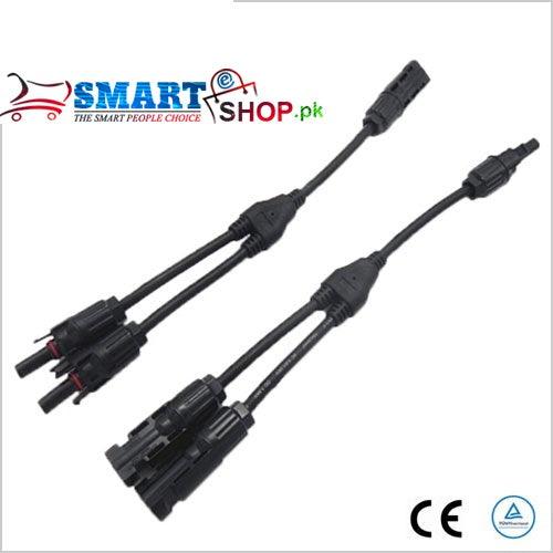2 IN 1 MC4 Y Branch Connector Connecting Multiple Solar Panels - SmartEshop.Pk