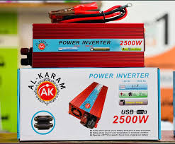 12V DC to AC 220V CONVERTER (ALKARAM) 2500W WITH USB PORT 5V -1A SmartEshop.Pk