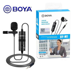 BOYA BY M1 Omnidirectional Lavalier Microphone For All Devices - SmartEshop.Pk