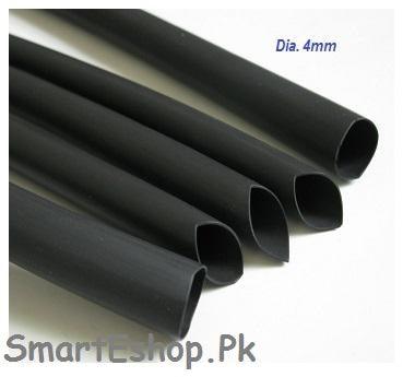 3 Feet - 4MM Heat Shrink Tube Shrinkable Wrap Wire Cable Sleeve - SmartEshop.Pk