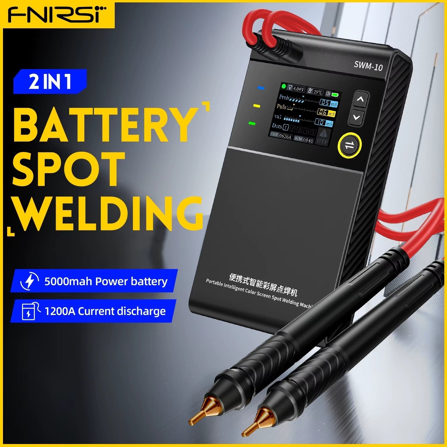 SWM-10 Handheld Spot Welder, DIY Mini Welding Machine, 5000mAh Portable Welding Machine, Weldable 0.25mm Welding Tool SmartEshop.Pk