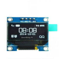 Arduino 0.96 inch IIC OLED Display 128X64 I2C SSD1306 LCD Screen - SmartEshop.Pk