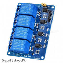 5V 4 Channel Relay Module 4-channel Relay Control Board For ArduinoRelay Module With Optocoupler Relay Output 4 Way - SmartEshop.Pk