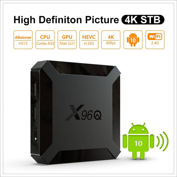 X96Q - 4GB+64GB - Android 13 - 4K - Smart Android Tv Box