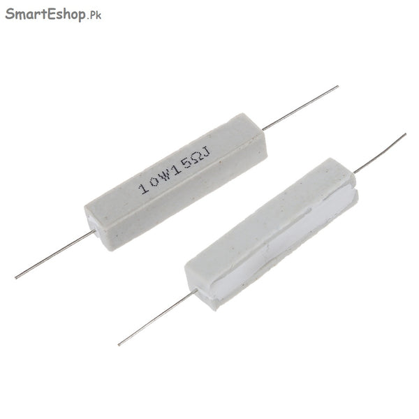 10 Watt 15 ohm Wirewound Ceramic Cement Resistor My Store