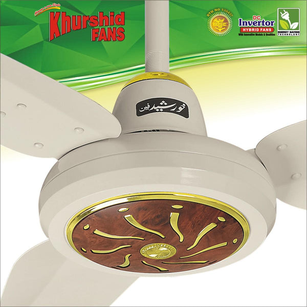 KHURSHID FAN (AC DC) 56 INCH DARK WOOD MODE