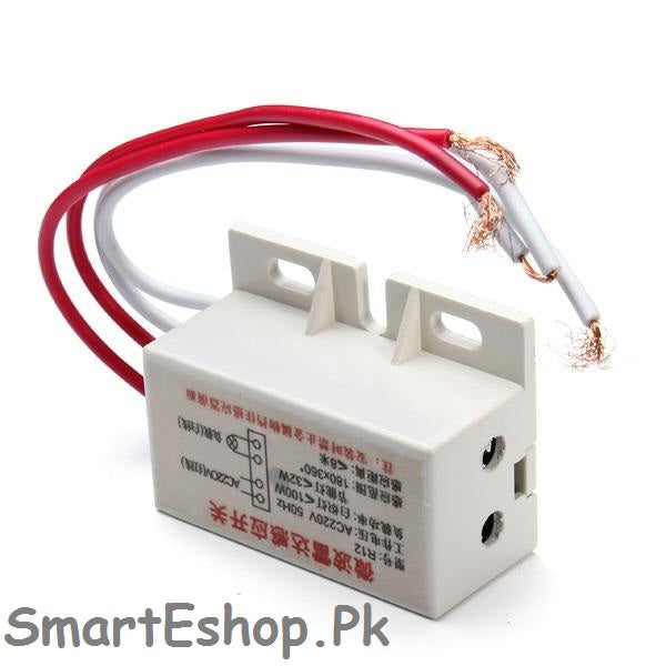 220V AC 50Hz Auto Infrared Sensor Switch PIR Microwave Radar Body Motion Sensor Module Adjustable For Time Distance Range